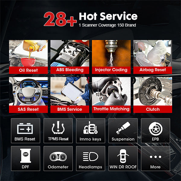 Autel MaxiCom MK808Z-TS has 28+ hot service