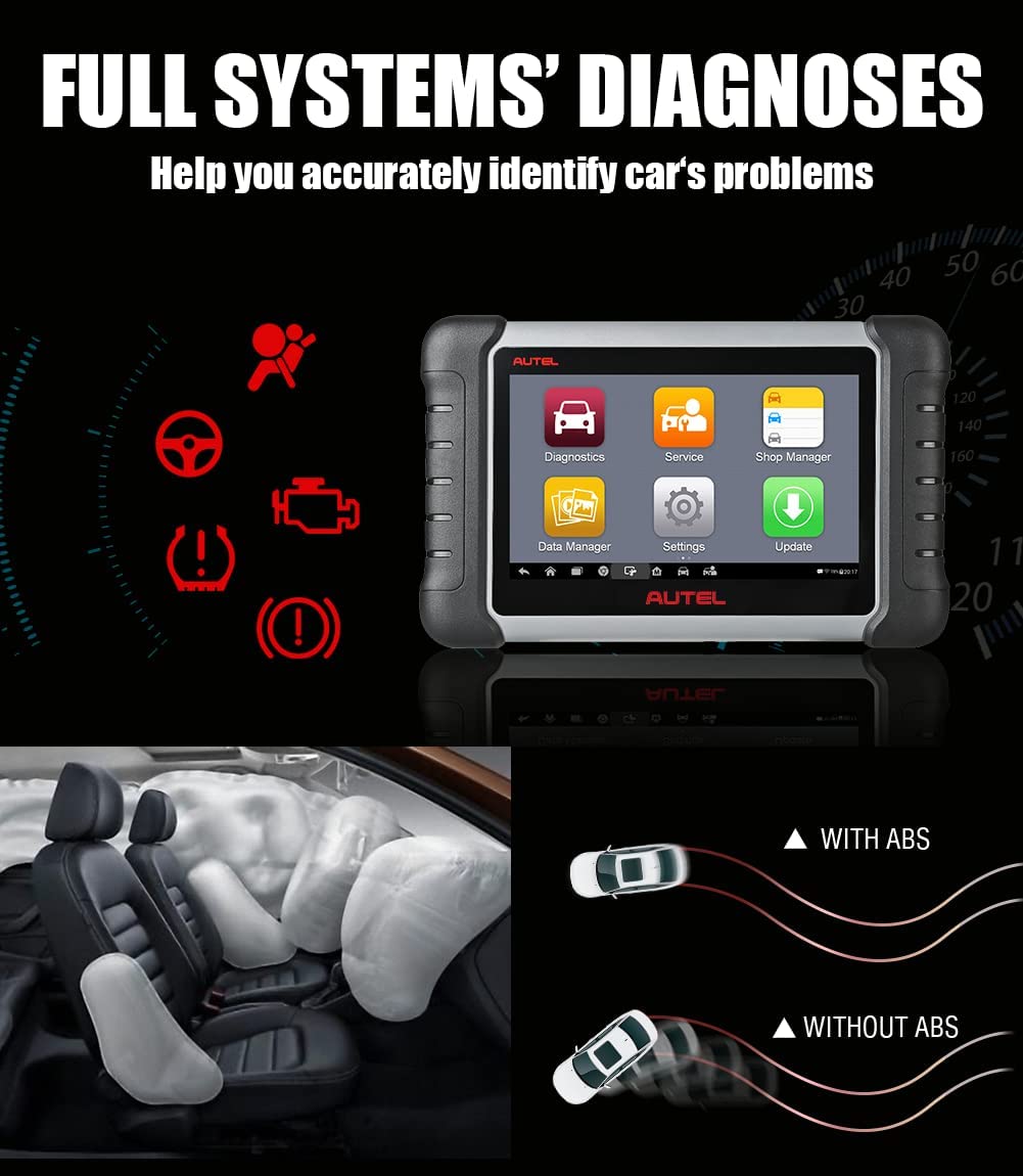 Autel MK808S Profi Diagnosegerät - 28+ Funktionen, Bidirektional, Für Alle Auto-Systeme