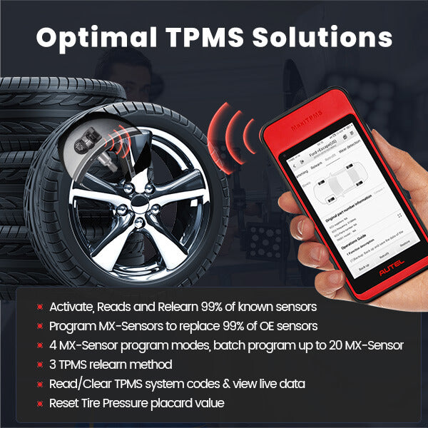 Autel MaxiTPMS ITS600 All Sensors Relearn Car TPMS Programming Tool with TPMS Diagnostics, 4 Reset Functions and Auto VIN