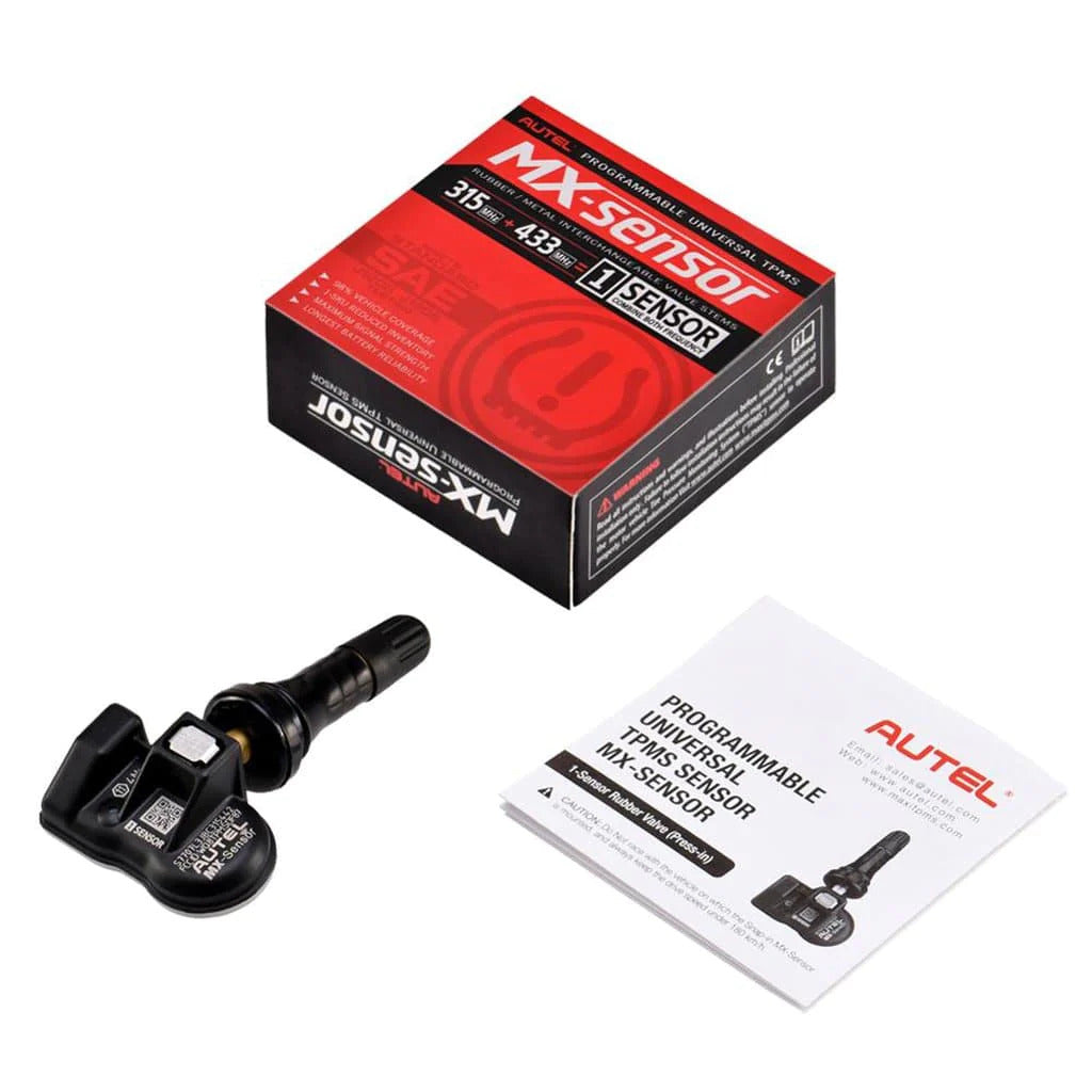 Autel MX Sensor TPMS 2-in-1 (315MHz+433MHz) - Universal TPMS Tire Pressure Sensor, Replace 98% OE, J1205/J120