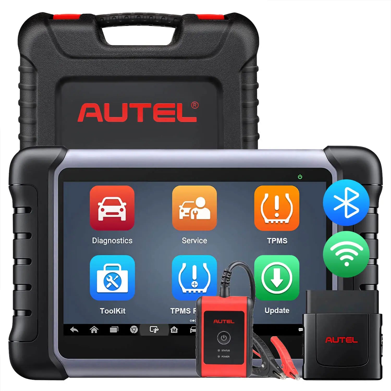 [2 Years Update]Autel Scanner MaxiPRO MP808Z-TS All System Auto Diagnostics Relearn Tools with Battery & TPMS Testing, Android 11 Based Bi-Directional Control, ECU Coding, Full TPMS and 36+ Services