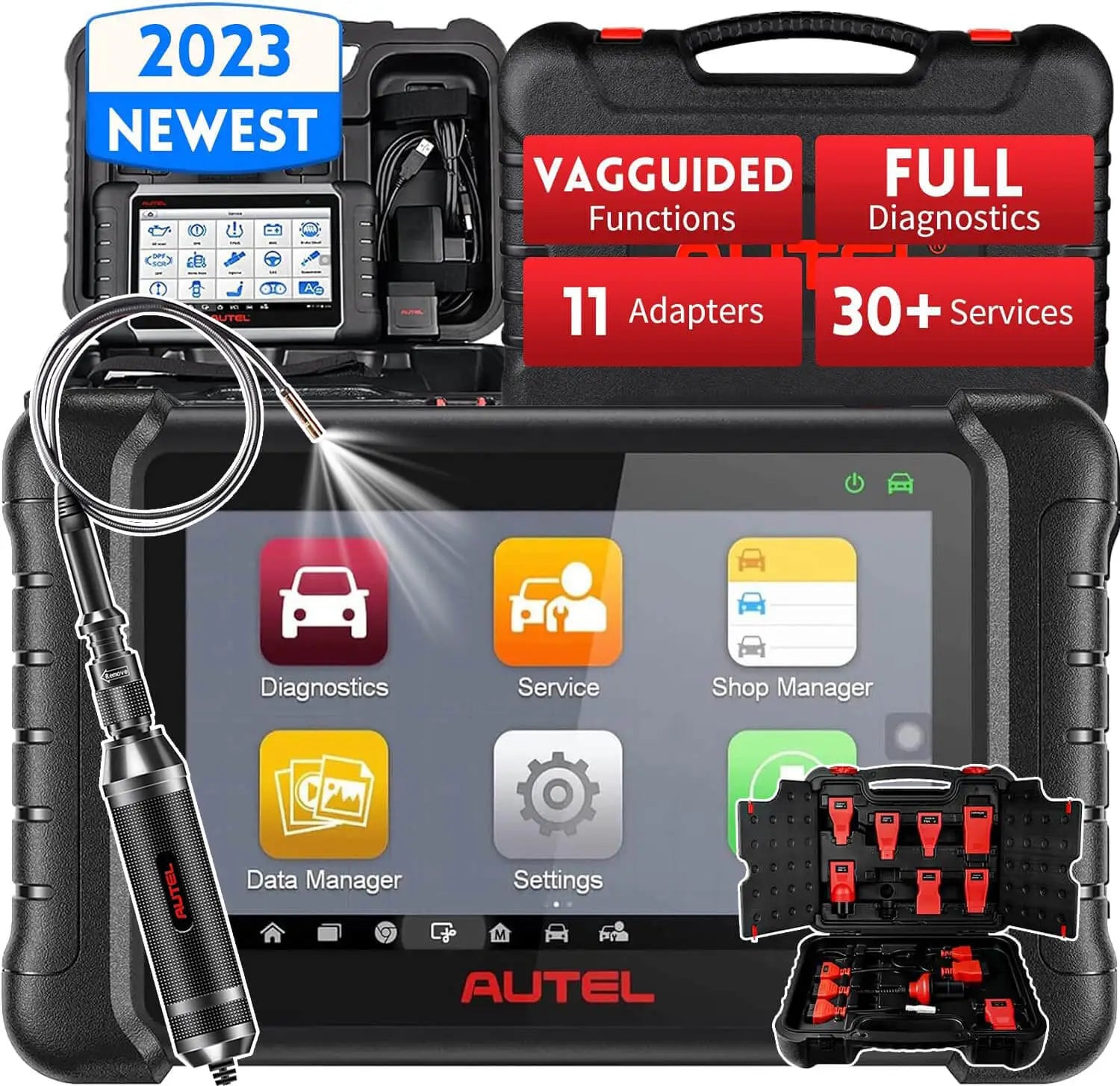 Autel MaxiDAS DS808K Bi-Directional Control Diagnostic Scan Tool [2022 Newest], Same as MS906, Support MV108/MV105 OE-Level All Systems Diagnosis, Oil Reset, ABS Bleed, SRS, SAS