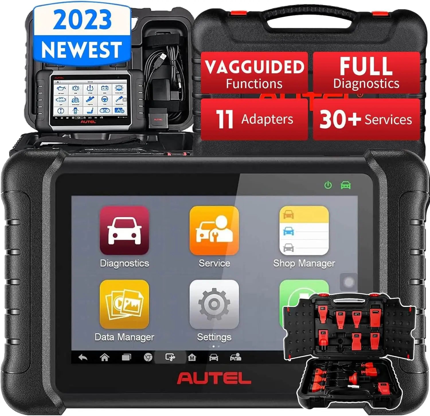 Autel MaxiDAS DS808K Bi-Directional Control Diagnostic Scan Tool [2022 Newest], Same as MS906, Support MV108/MV105 OE-Level All Systems Diagnosis, Oil Reset, ABS Bleed, SRS, SAS