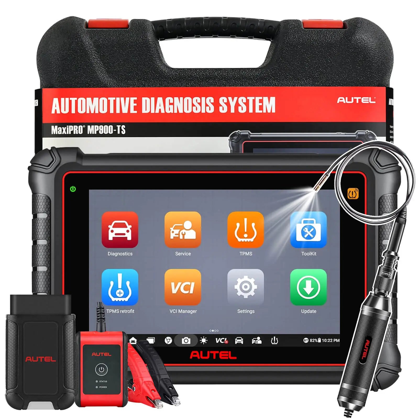 2023 Newest Autel MaxiPro MP900TS All System Diagnostic Scanner with TPMS Relearn Reset Programming Tool, WIFI Print Function, Upgraded of MP808Z-TS/MP808TS