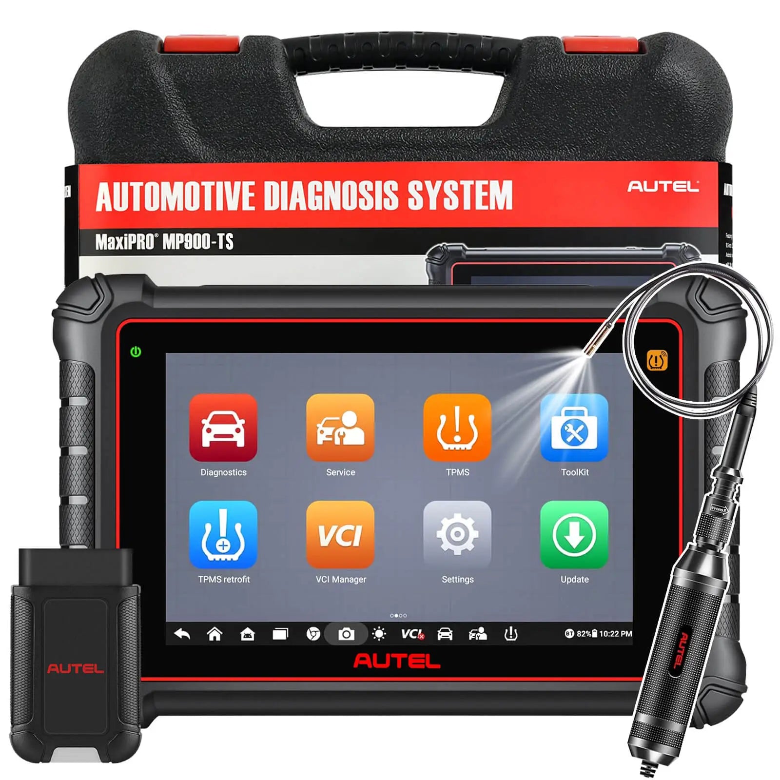 2024 Newest Autel MaxiPro MP900TS All System Diagnostic Scanner with TPMS Relearn Reset Programming Tool, WIFI Print Function, Upgraded of MP808Z-TS/MP808TS
