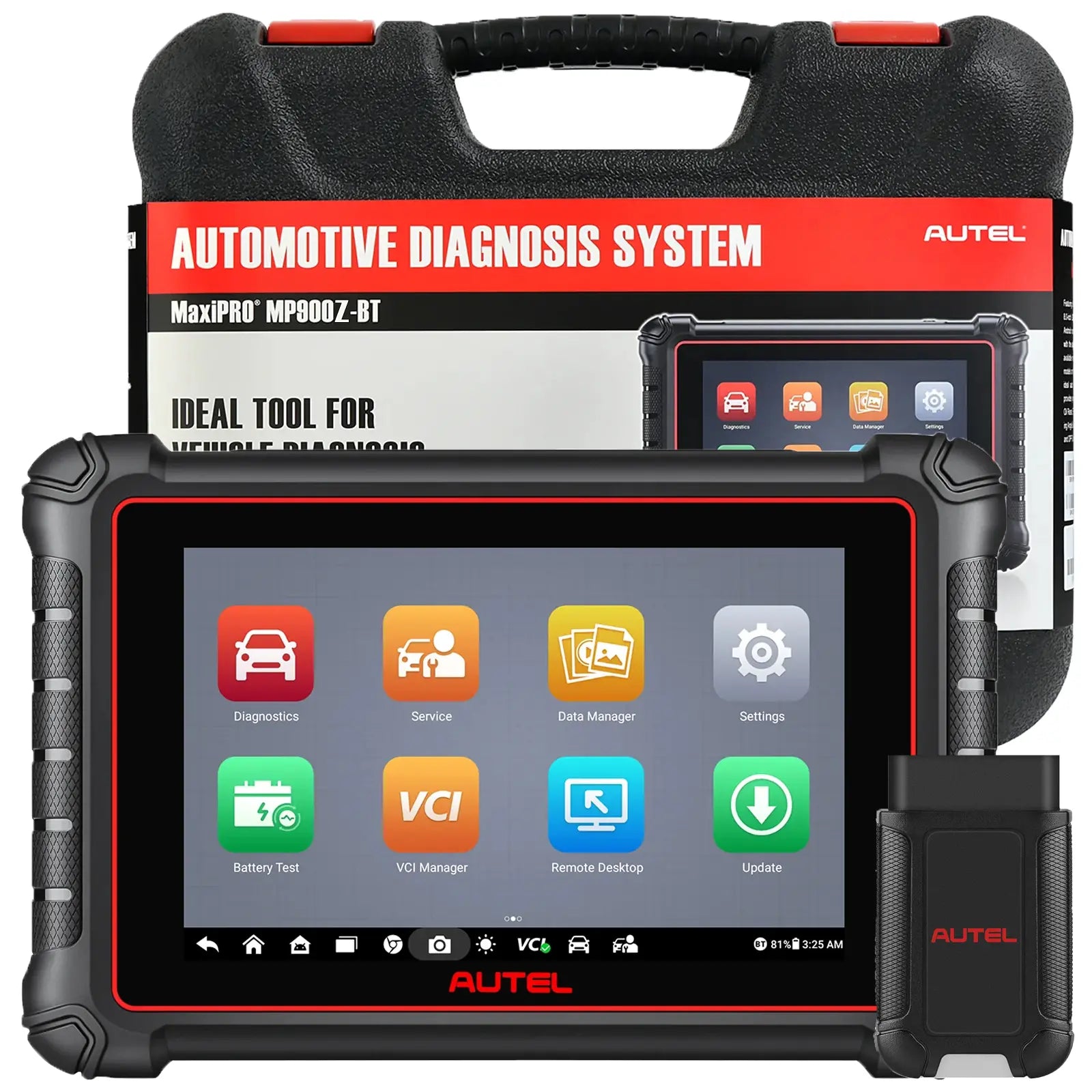 2025 Autel MaxiPro MP900Z-BT: Advanced Wireless & Bluetooth All System Car Diagnostic Scanner with ECU Coding, WiFi Print, Update of MP808BT PRO