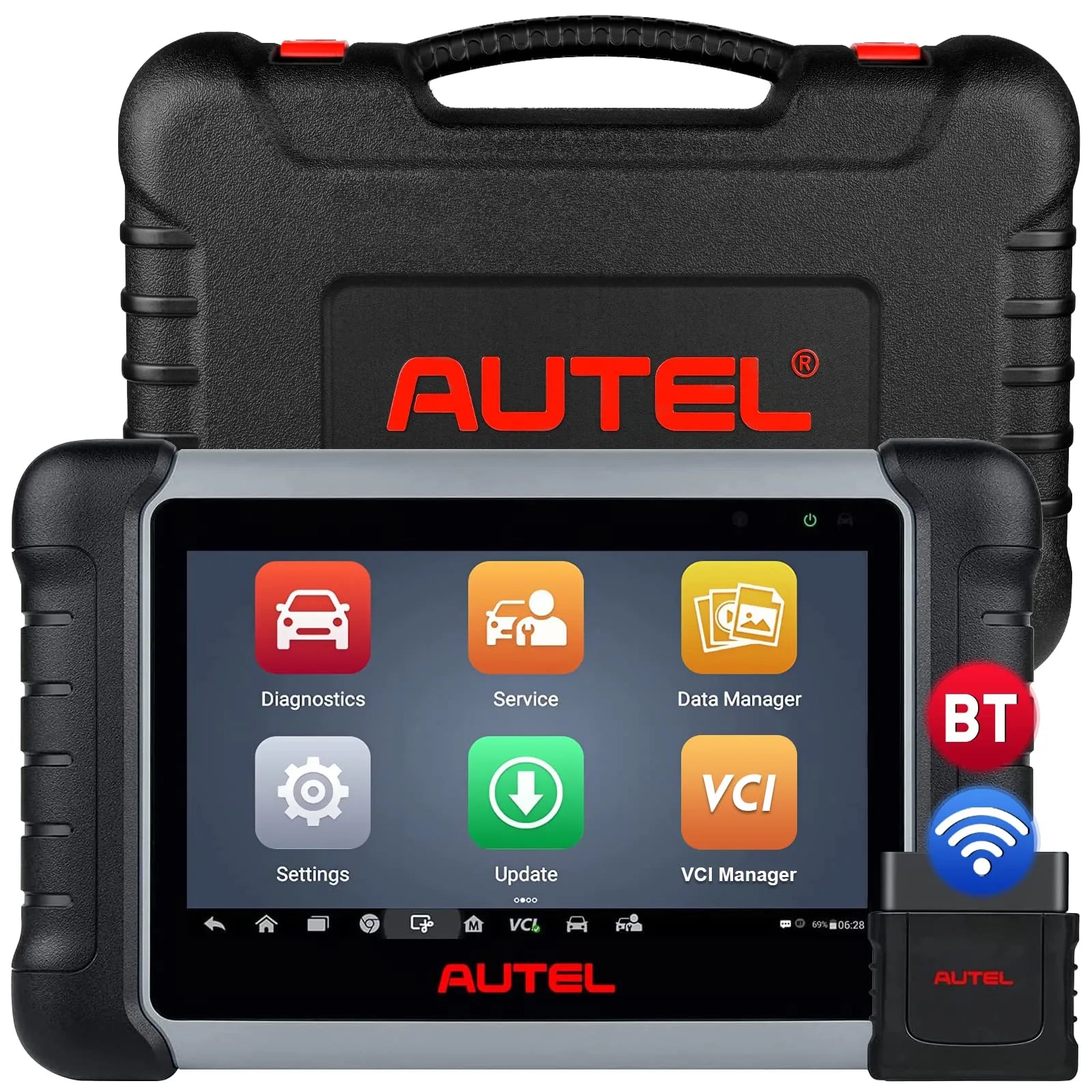 Autel MaxiCOM MK808Z-BT Newest Wireless Bluetooth Auto Diagnostic IMMO Key Scanner Tools
