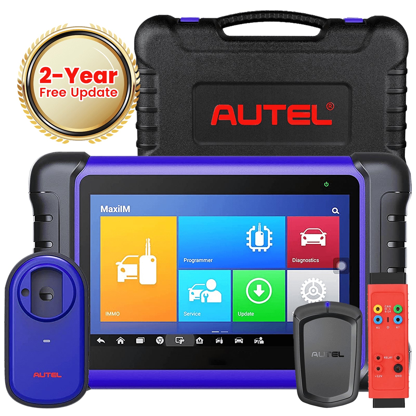 Autel IM508 Professional Key FOB Programming Tool with XP200 Programmer, Car Diagnostic Scan Tool with All System Diagnostics, ABS Bleed/ Oil Reset/ EPB/ DPF/ SAS/ BMS for Workshops/ DIYERS