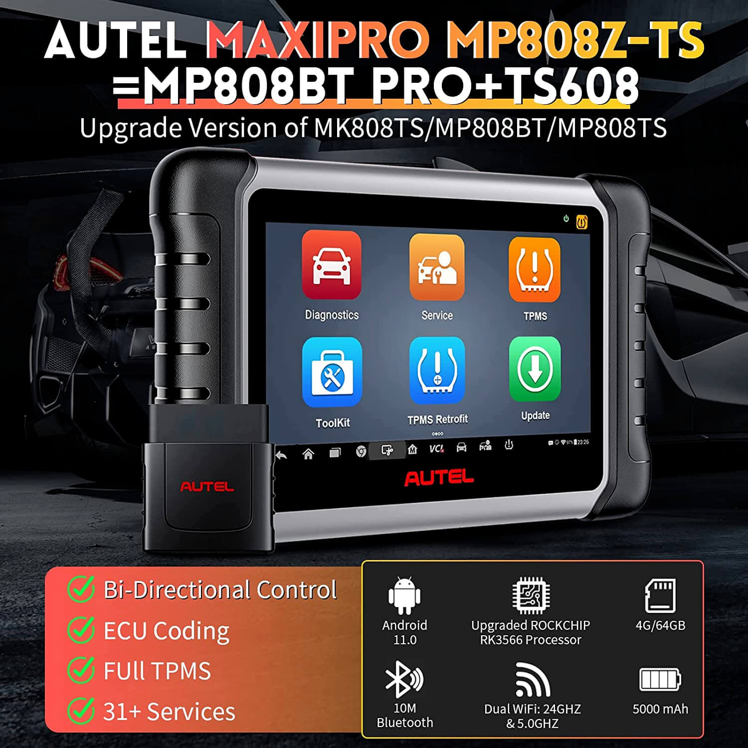 autel maxipro mp808s-ts mp808s mp808 ts