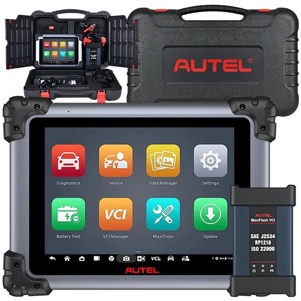 Autel MaxiSys Elite II Pro with MaxiFlash VCI ECU Programmning & Coding Intelligent Car Diagnostic Scanner Tool, 2 Years Free Update, upgraded Ver. Of Maxisys Elite, Elite II