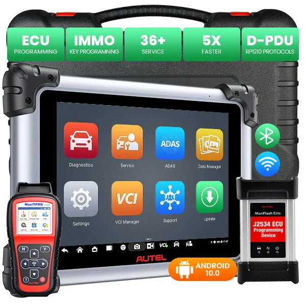 2024 Autel MaxiSYS MS908S PRO II J2534 ECU Programming Coding Adaption Car Scan Tool, Update of MK908P, Same Programming As MSUltra, Active Test 36+ Services