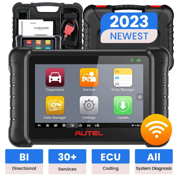 Autel MaxiDAS DS808S: Advanced OBD II Automotive Full System Diagnostic Scanner with ECU Coding and Bi-Directional Control - Multi-Language Support and 30+ Services