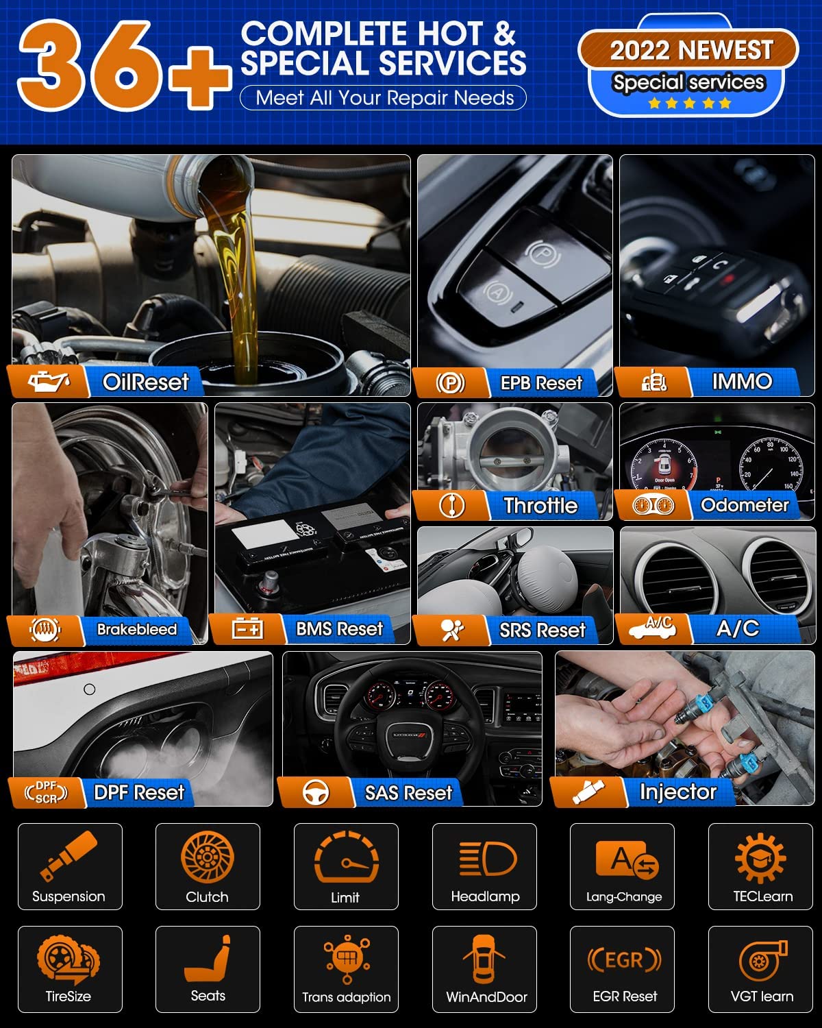 Autel Scanner MaxiCOM MK906 Pro with $60 MV108, 2024 Newest Car Diagnostic Tool, ECU Coding & Bi-Directional, VAG Guided, 36+ Service, DoIP/ CAN FD, Global Model of MS906 Pro MS906BT MS906, FCA Access