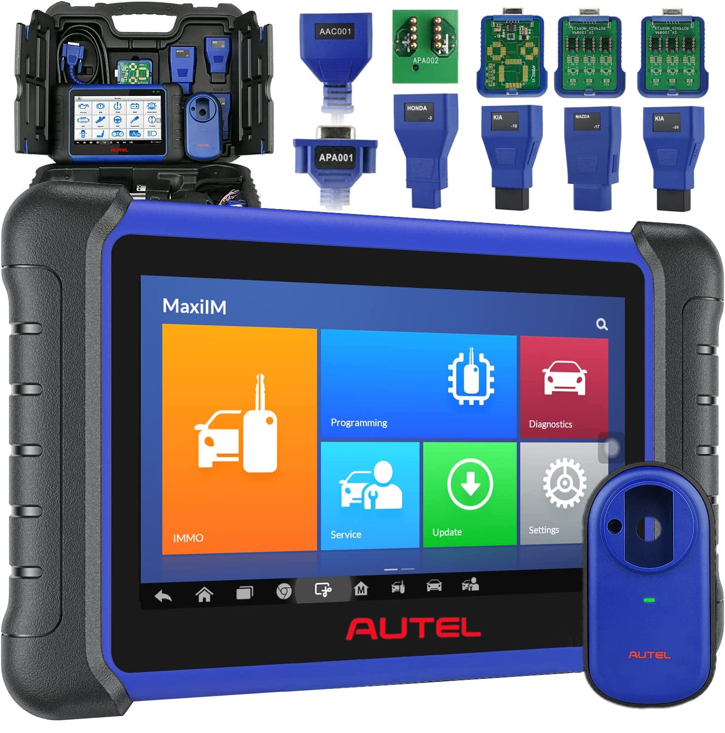 Autel MaxiIM IM608 II Car Key Fob Programming Tool with ECU Coding, 40+ Service Upgraded of IM608 [$1316 Valued Kits XP400Pro] ECU Coding