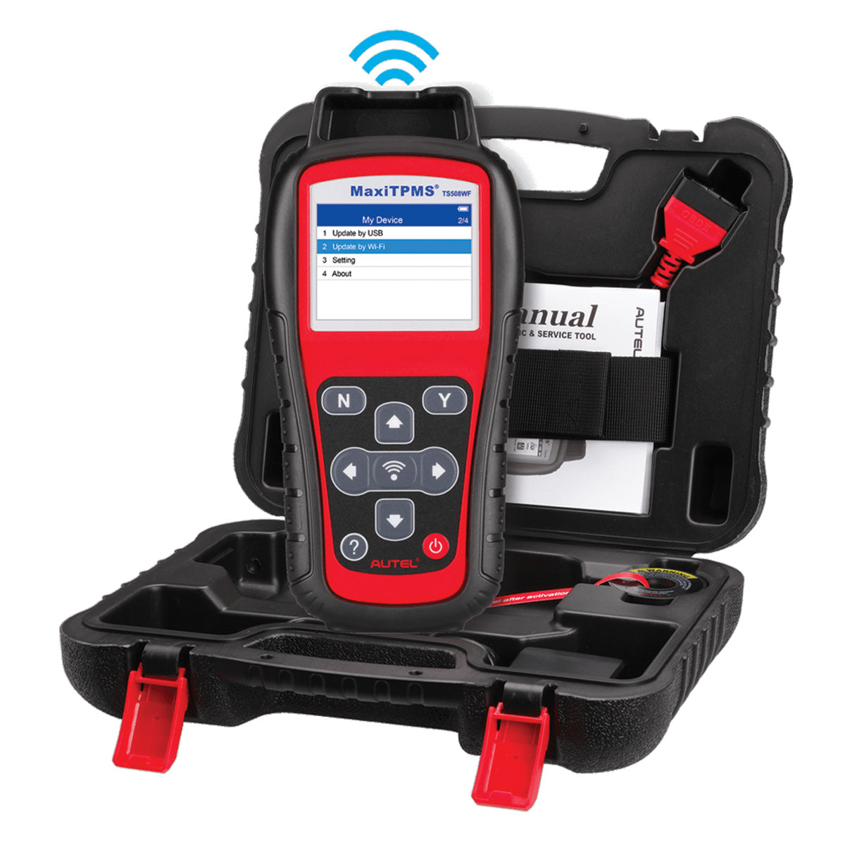 Autel TS508WF TPMS Relearn Reset Diagnostic Tool Tire Pressure Sensor Programming , 2023 Newest Upgraded of TS501, TS408, Program MX-Sensors(315/433 MHz), Activate/Relearn All Sensors, TPMS Reset, Read/Clear TPMS DTCs
