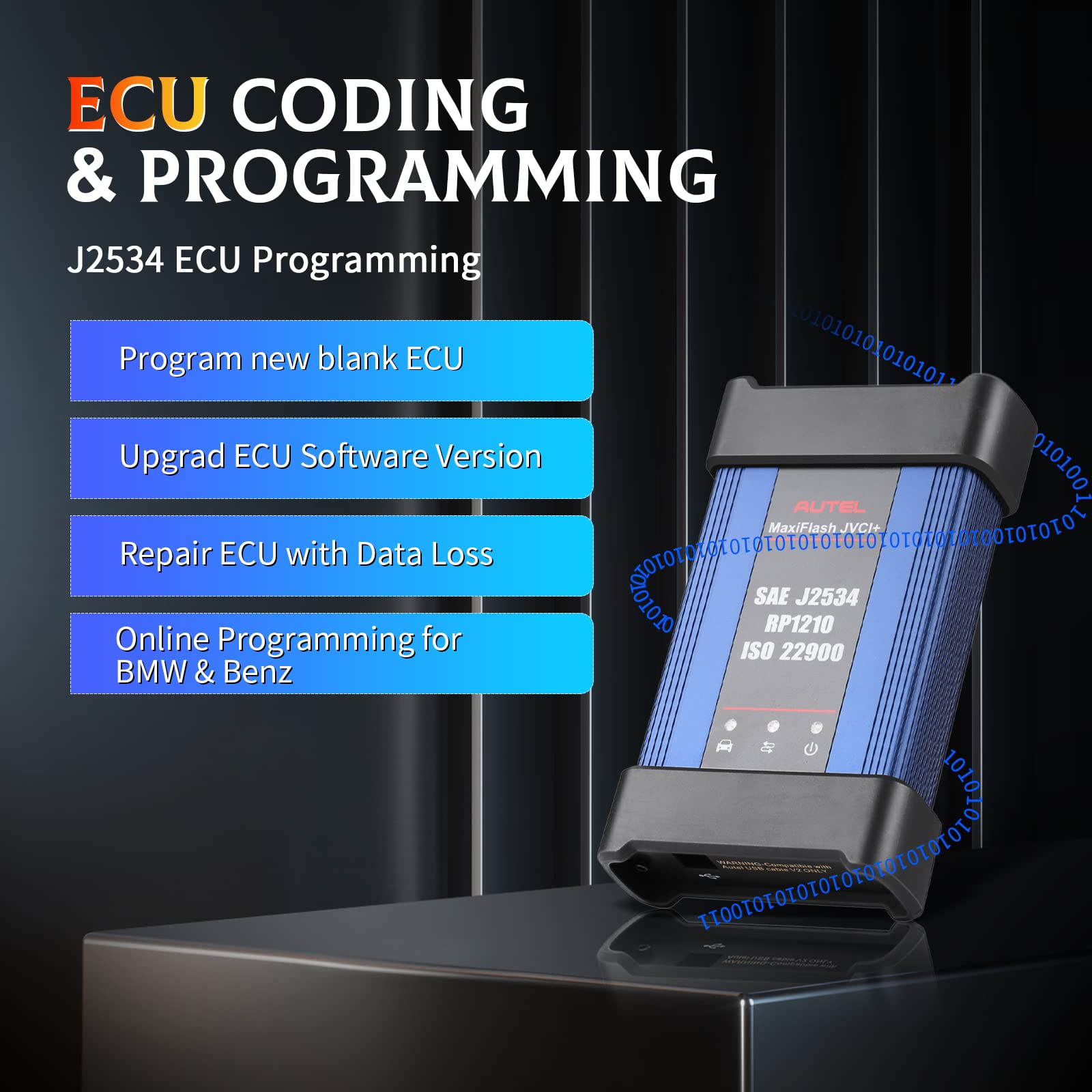 Autel MaxiIM IM608 PRO II Key FOB Immobilizer Programming Tool with 2024 Android 10 Enhanced of IM608S/IM608 II, OE ECU Coding, Bi-Directional, GB+ 128GB, 40 Service