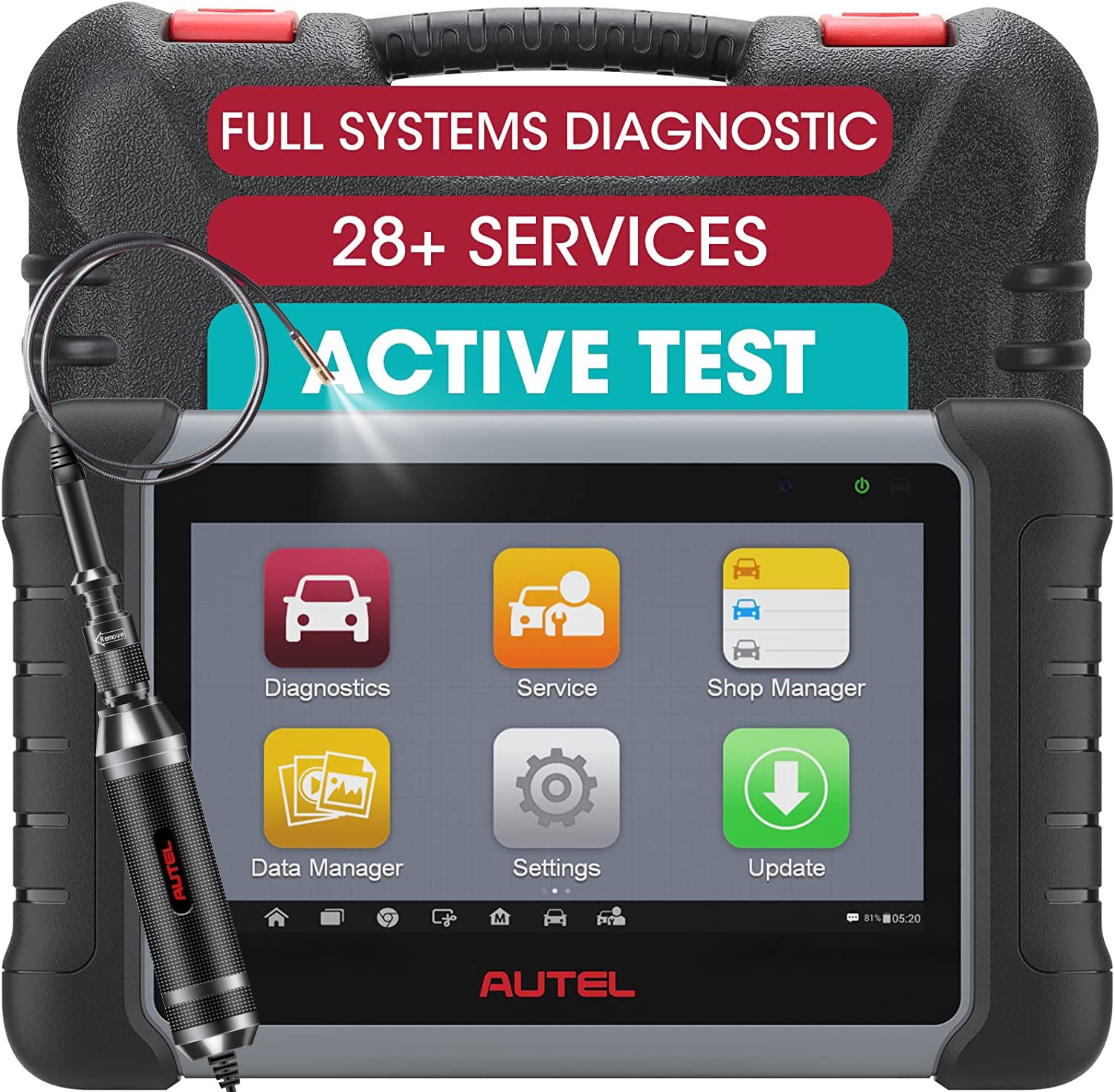 2023 Autel MaxiCOM MK808Z OBD2 Diagnostic Scan Tool with All System and Service Functions
