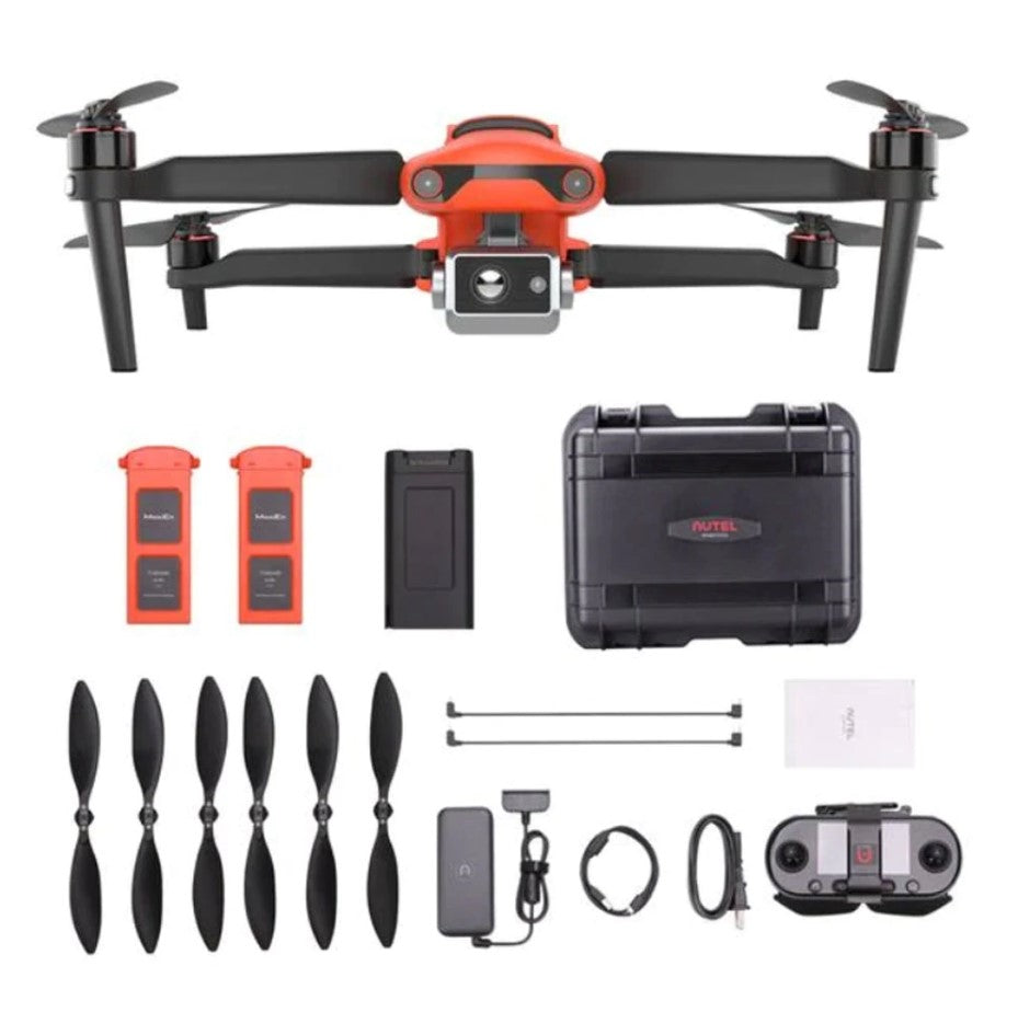 The package list of autel evo ii dual 640t drone