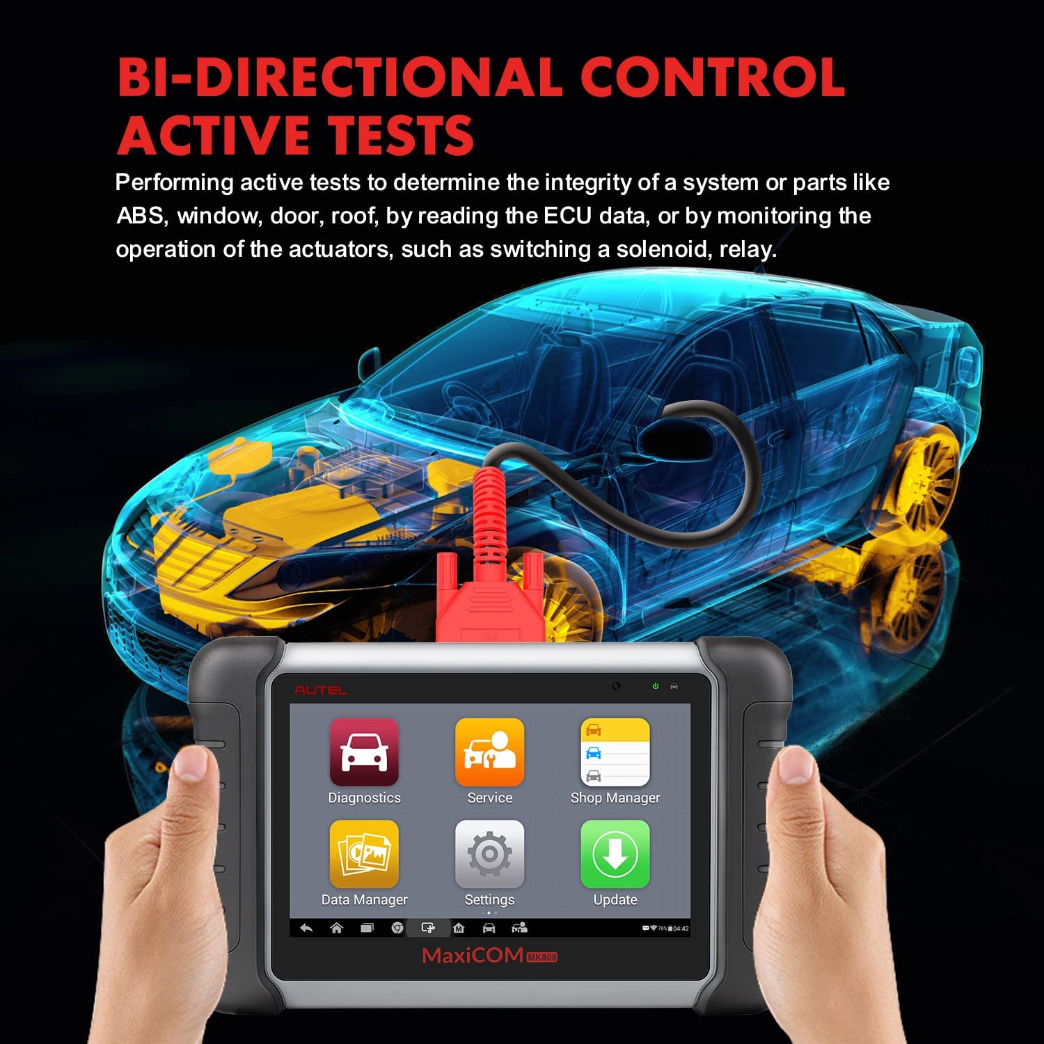 Autel MaxiDAS DS808K come with Bi-directional control function