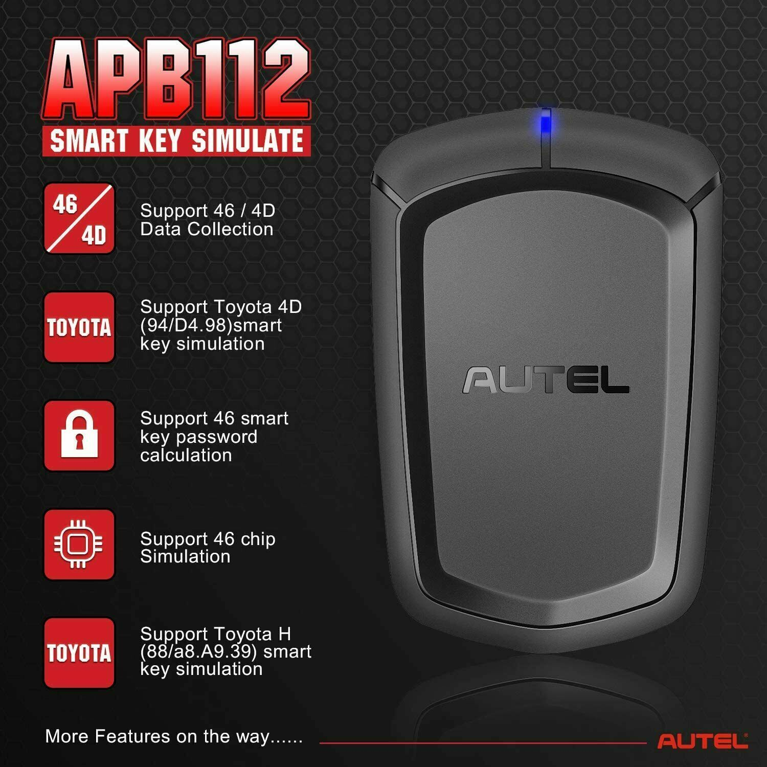 Autel APB112 Smart Key Simulator Works for Autel MaxiIM IM608/ IM508