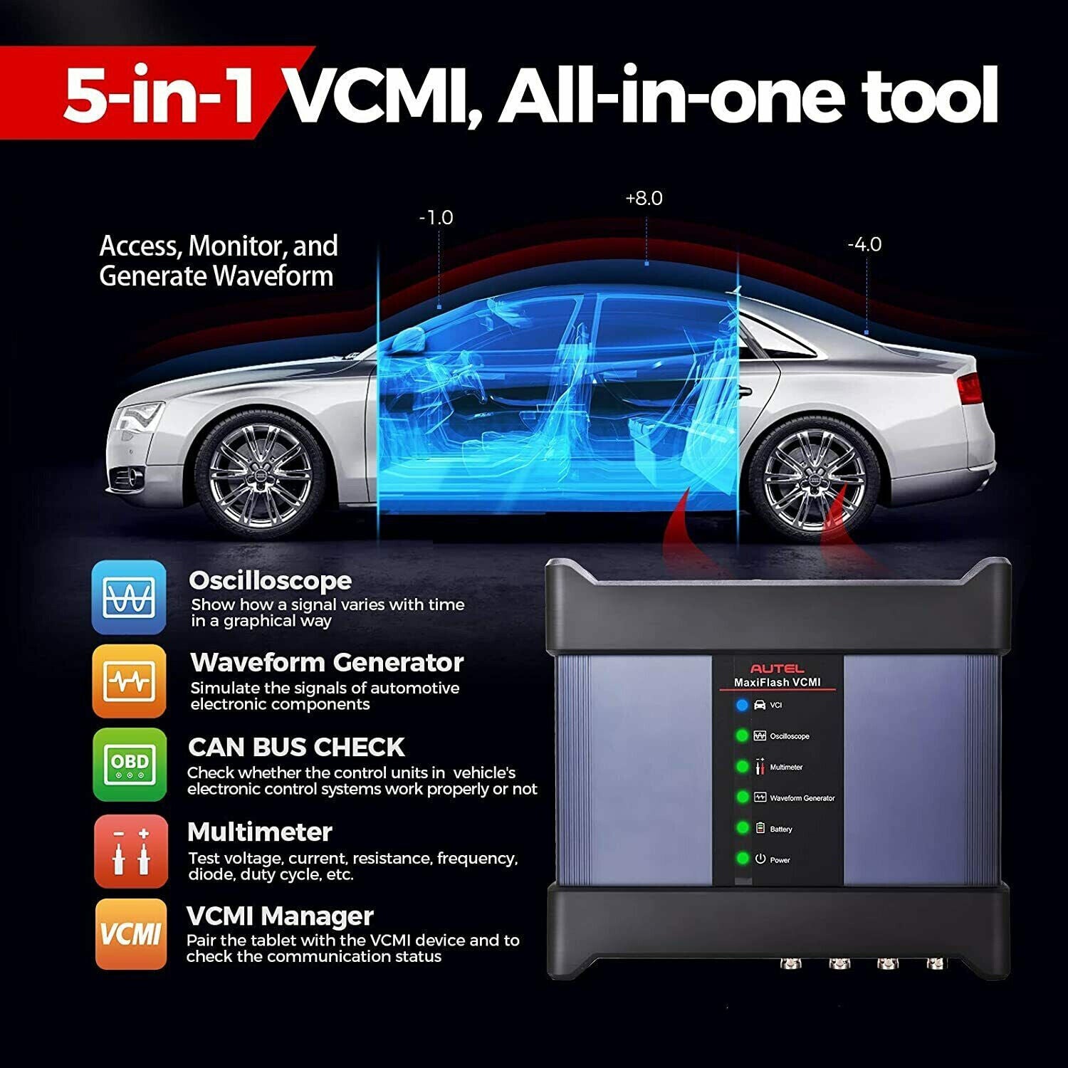 2024 Autel MaxiSys Ultra Car Intelligent Diagnostic Tool With 5-in-1 VCMI –  DiagMart