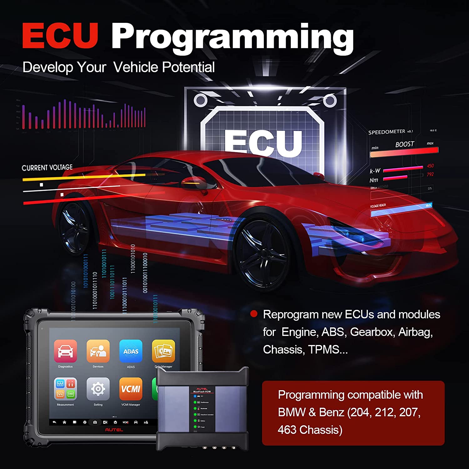 Autel ultra scanner with ECU Programming Functions