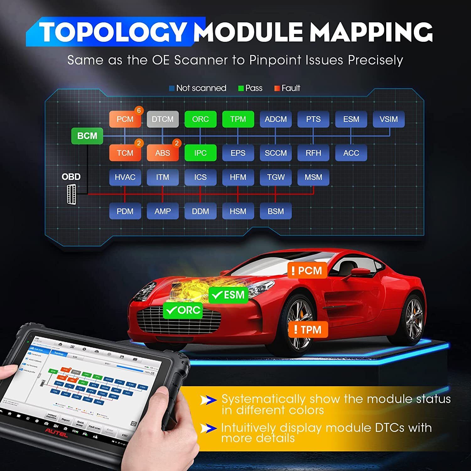 Autel MaxiSys Ultra Lite Automotive Full Systems Diagnostic Tool VCI ECU Coding, Advanced ECU Coding & Programming