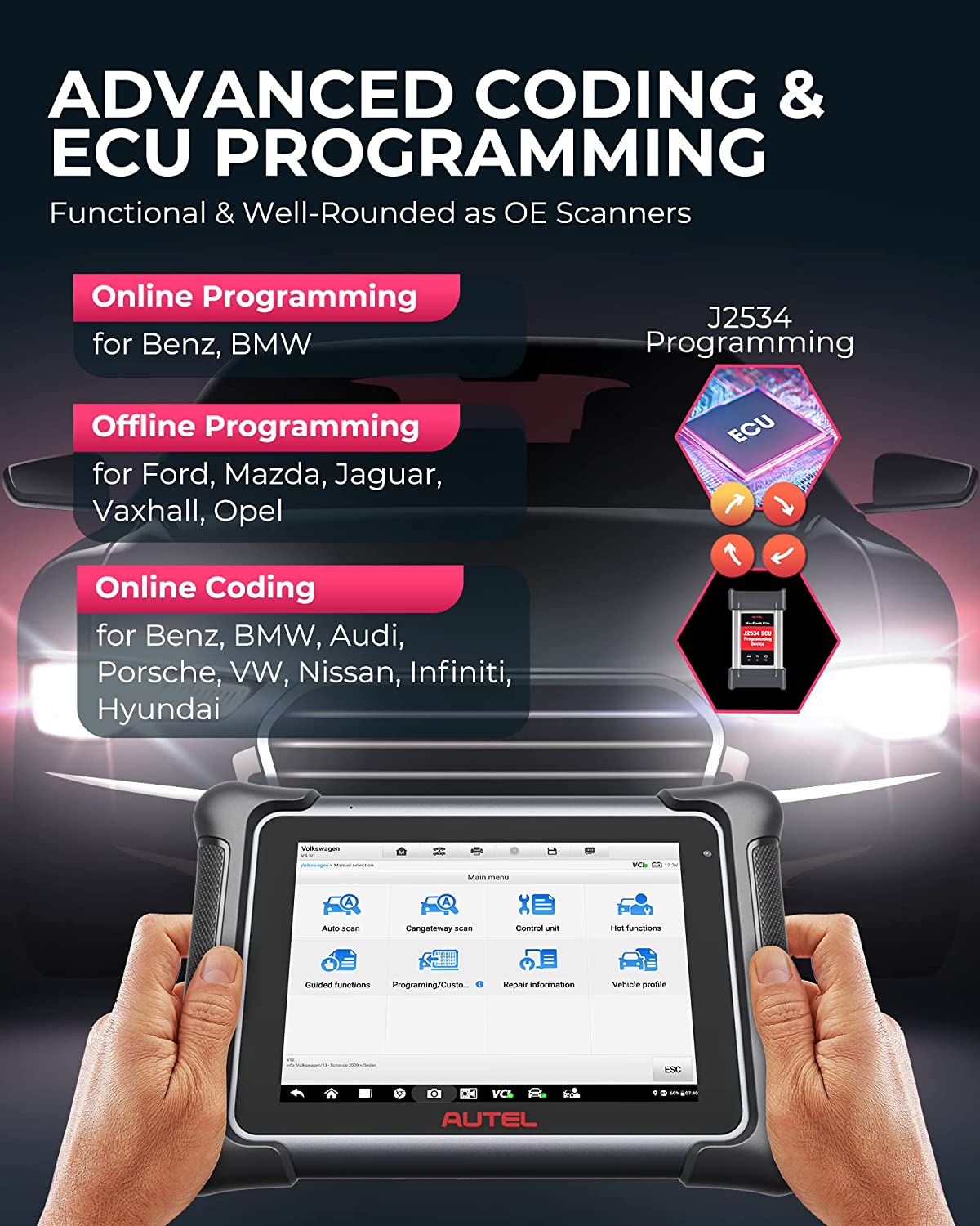 Advanced coding & ECU programming Elite ii