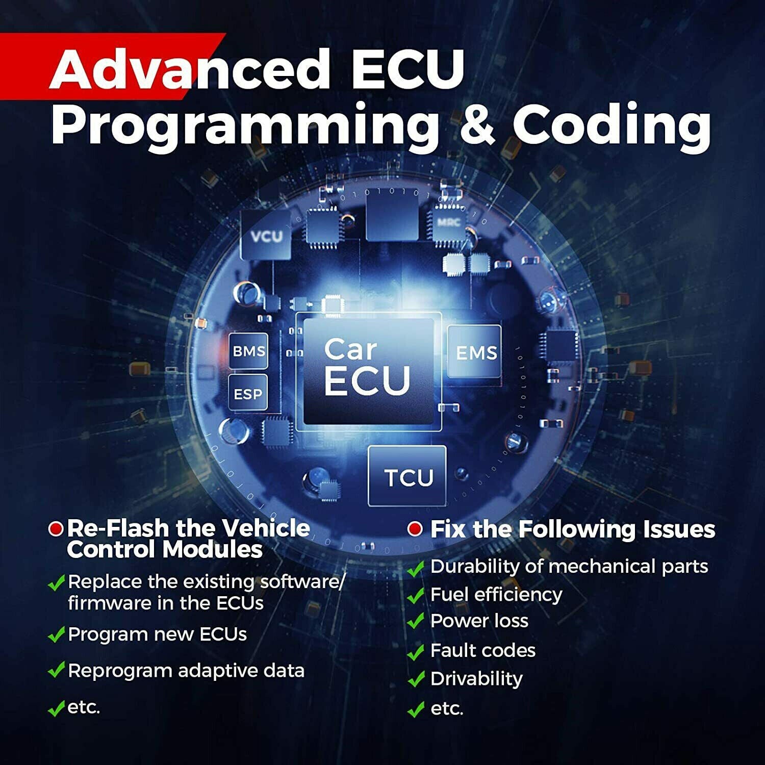 Advanced ECU Programming and Coding Advanced Autel Maxisys Ultra scanner tool for vehicle