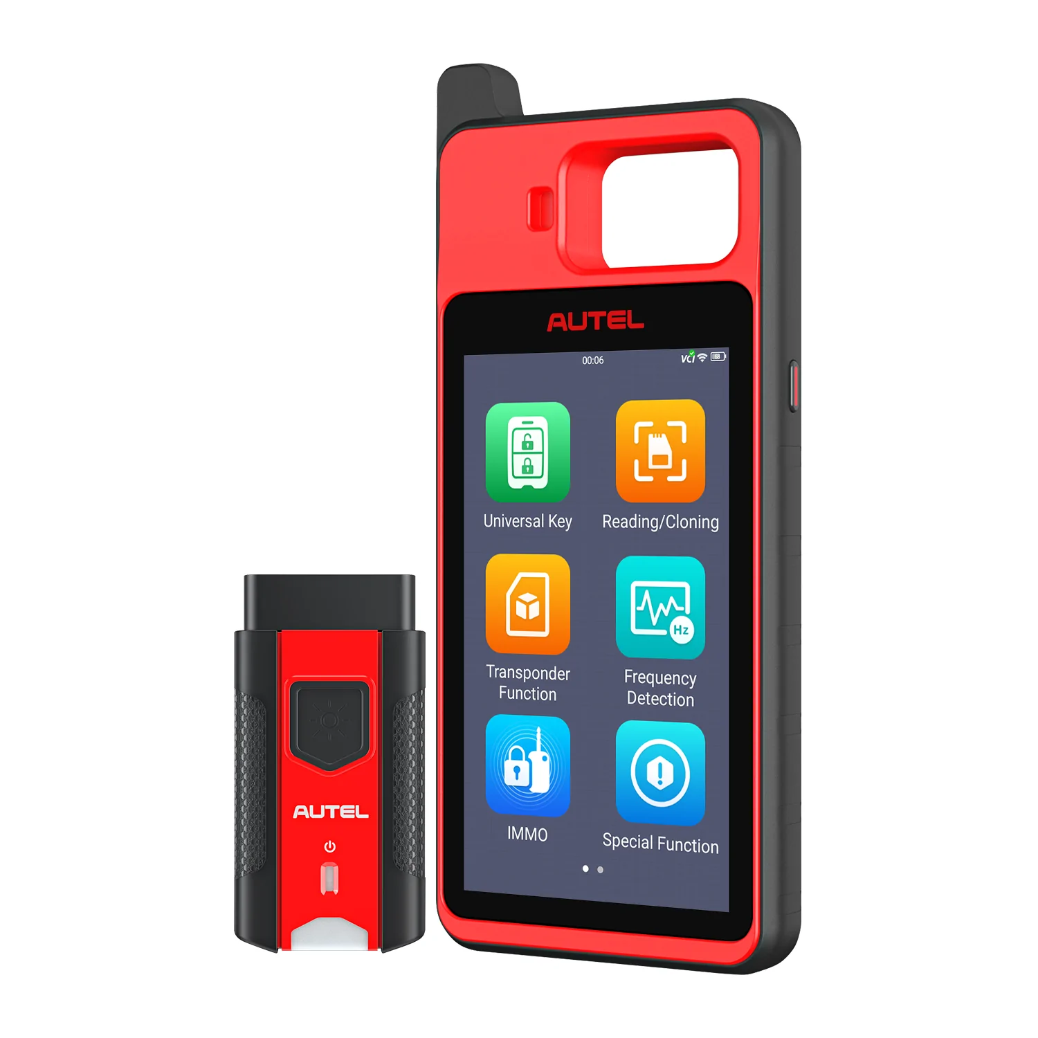 Autel MaxiIM KM100/ KM100E Universal Key Generator Kit, Key Fob Programmer Immobilizer Tool for Transponder & Key Creation and IMMO Learning