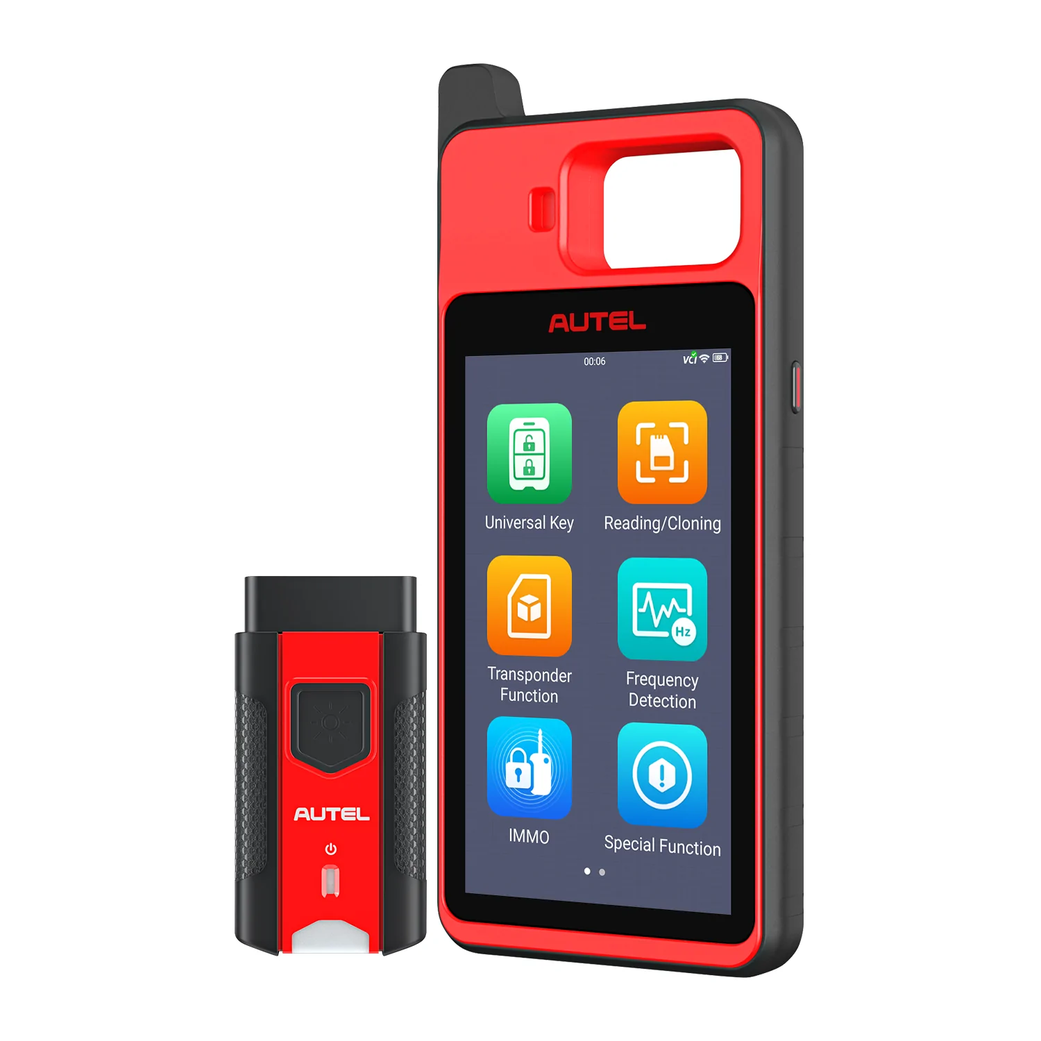 Autel MaxiIM KM100 Universal Key Generator Kit, Key Fob Programmer Immobilizer Tool for Transponder & Key Creation and IMMO Learning