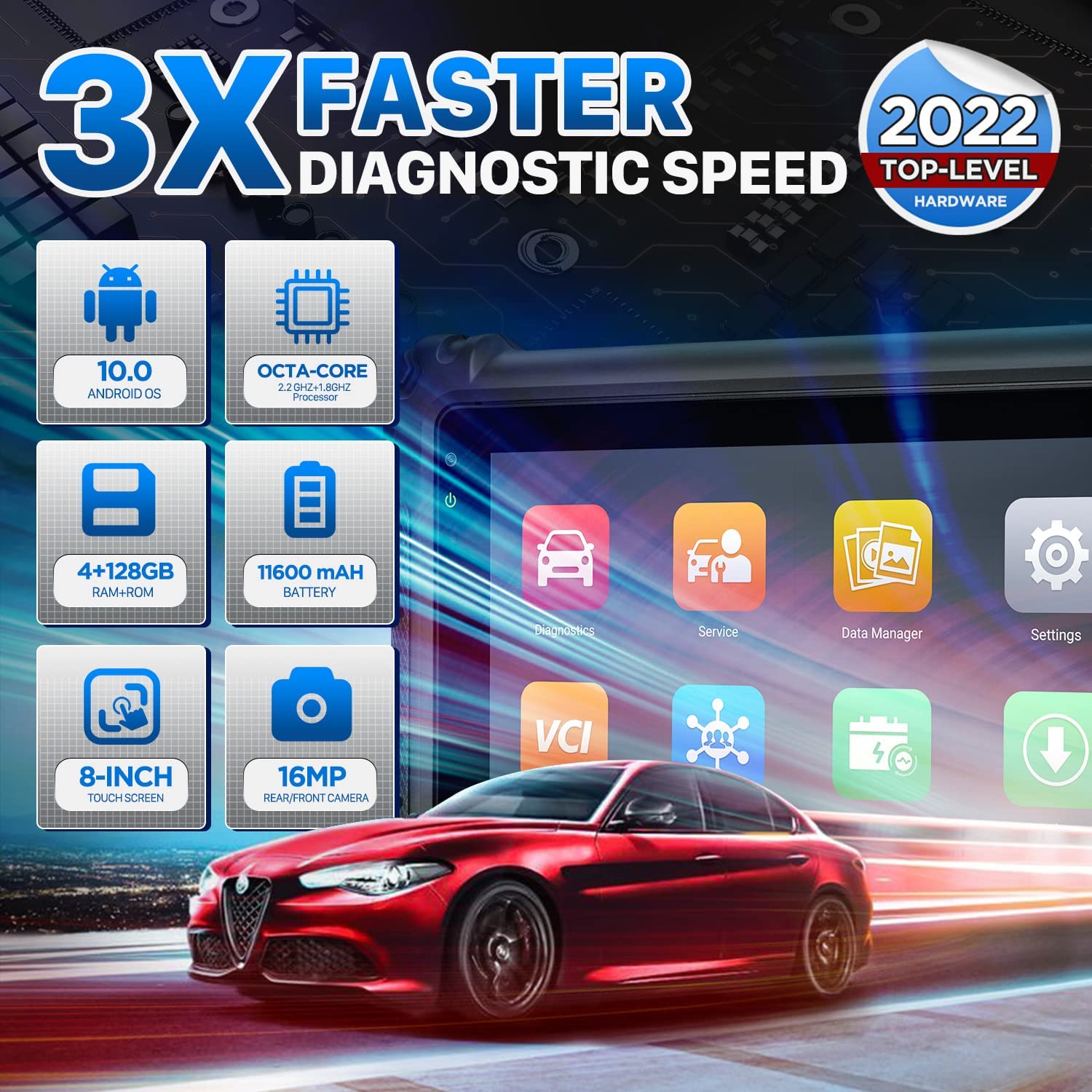 Autel MK906 Pro is 3X faster diagnostic tool 