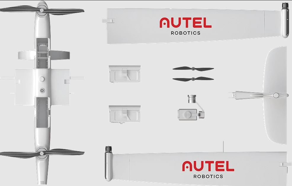 Autel dragfish drone can disassemble and reassemble