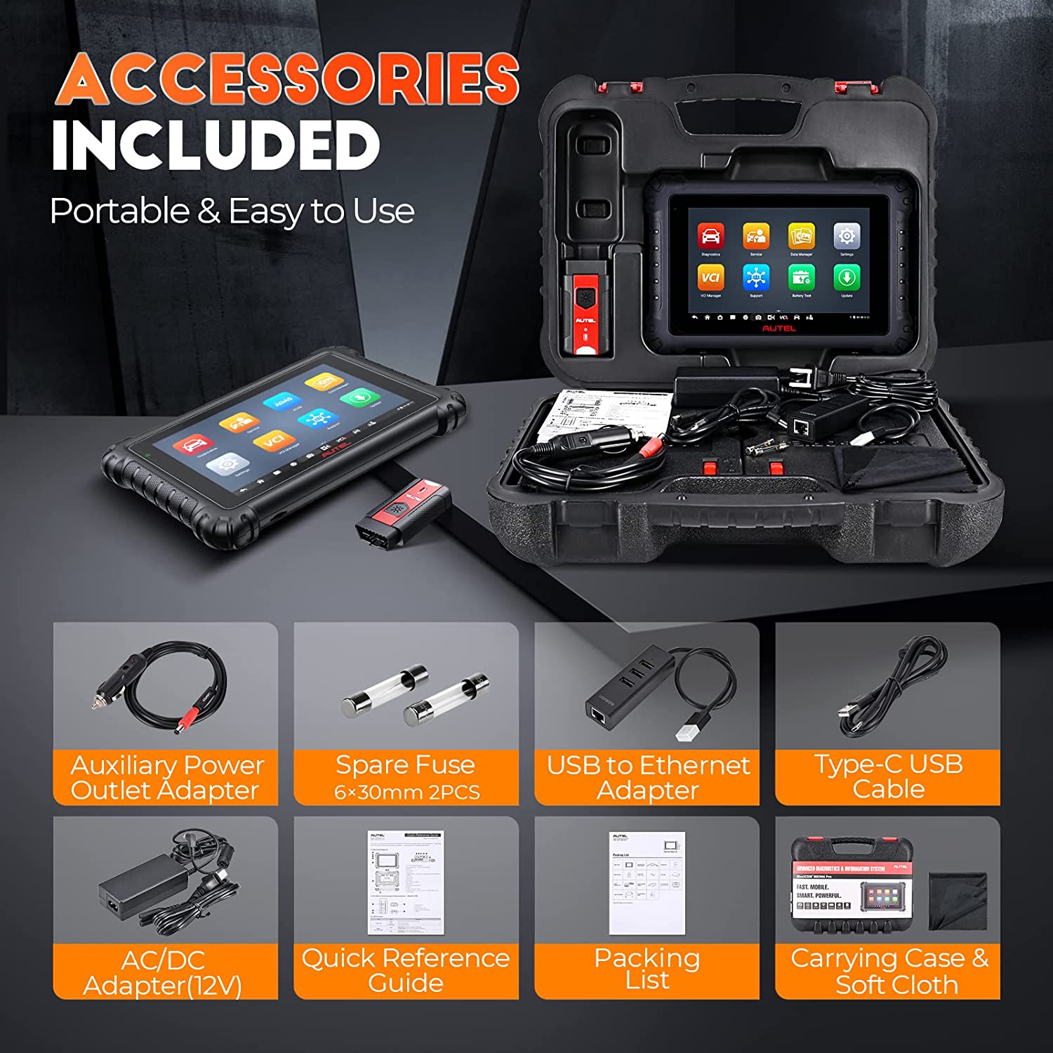 The package list of Autel MK906 Pro