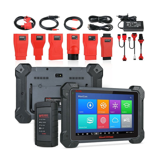 Autel MK908 equipped with many adapters