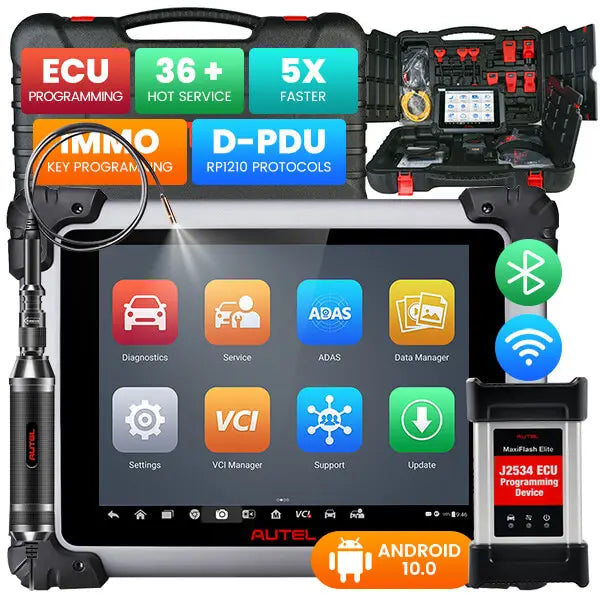 Autel MaxiSys MS908S Pro II Diagnostic Scan Tool with J2534 ECU Programming, Proven Solution for US Market, Active Tests, 36+ Special Functions, All Systems Diagnostics (Upgrated of MaxiSys Elite II, MK908P)