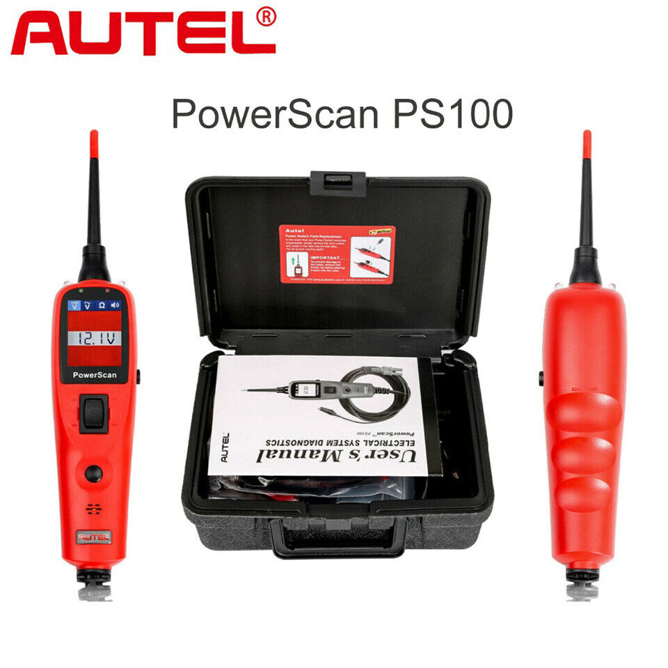 Autel PowerScan PS100 Automotive Circuit Tester Power Circuit Probe Kit Electrical System Diagnostic Tool 12V 24V