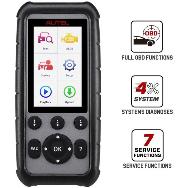 Autel Scanner MaxiCOM MD806 OBD2 Scanner for Engine, Transmission, SRS & ABS Systems Work ，2023 Newest Auto Scan Tool with Oil Reset, EPB, SAS, DPF, BMS, Throttle, A/F, Lifetime Free Updates
