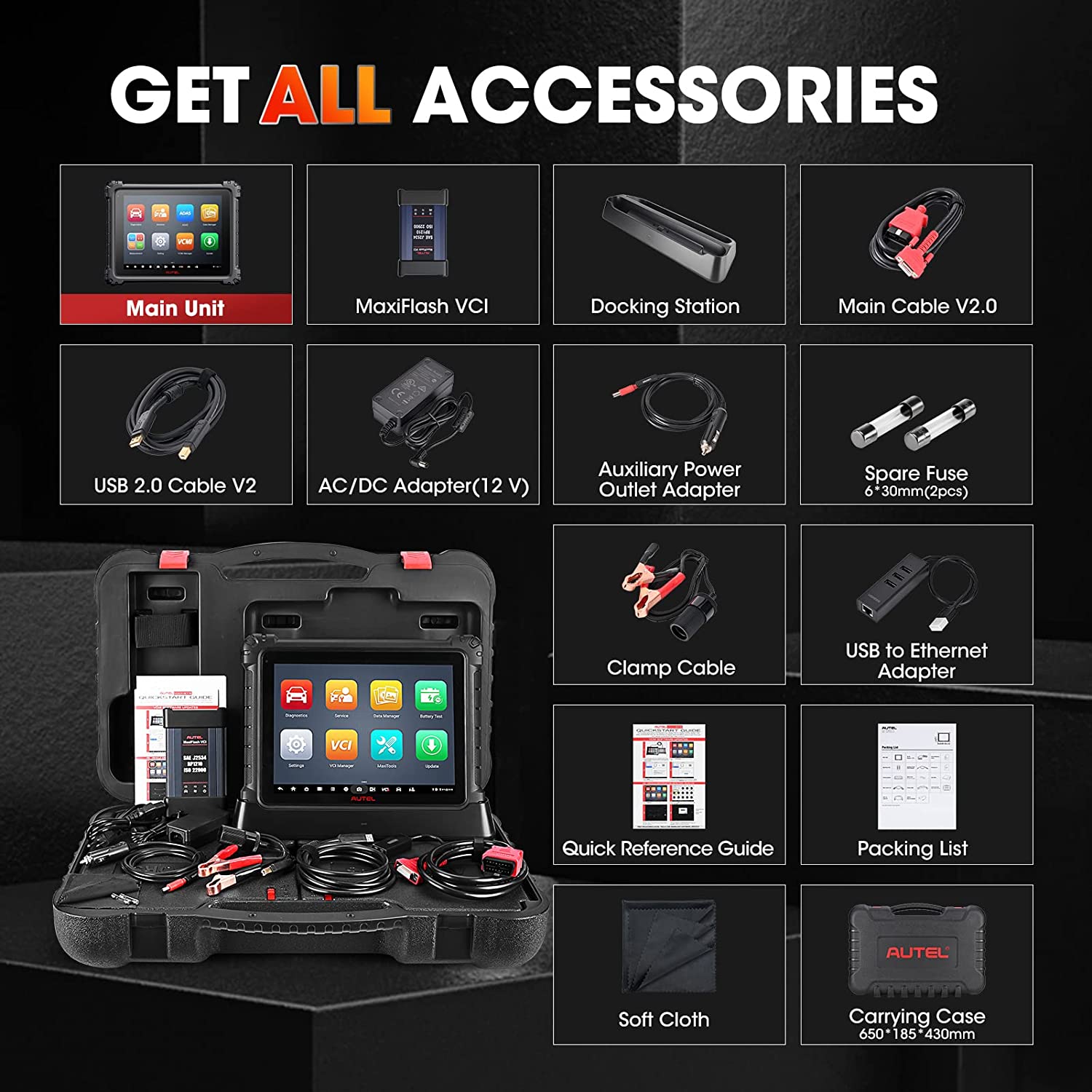 Autel Scanner MaxiCOM Ultra Lite:Top Intelligent Diagnostic Scan & Repair Tool, Upgraded of MaxiSys Ultra/MS919/ MS909/ Elite II, Programming & Coding,40+ Services, No IP Restriction