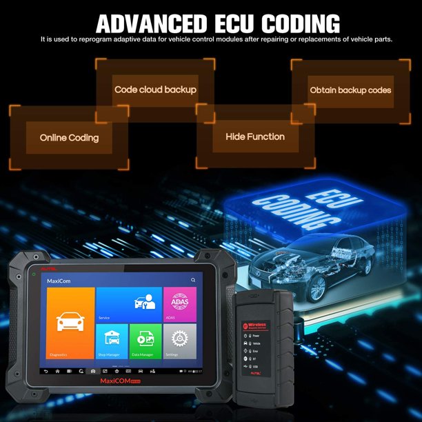 Autel MK908 has advanced ECU Coding