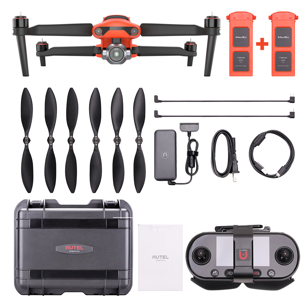 Autel Robotics EVO2 Pro 6K Drone UAV - EVOII Pro Quadcoptor, 3-Axis Gimbal HDR 6K Camera with 20MP 1"CMOS Sensor GPS 40mins Max Flight Time Smart Controller (EVO II Pro 6K V2)