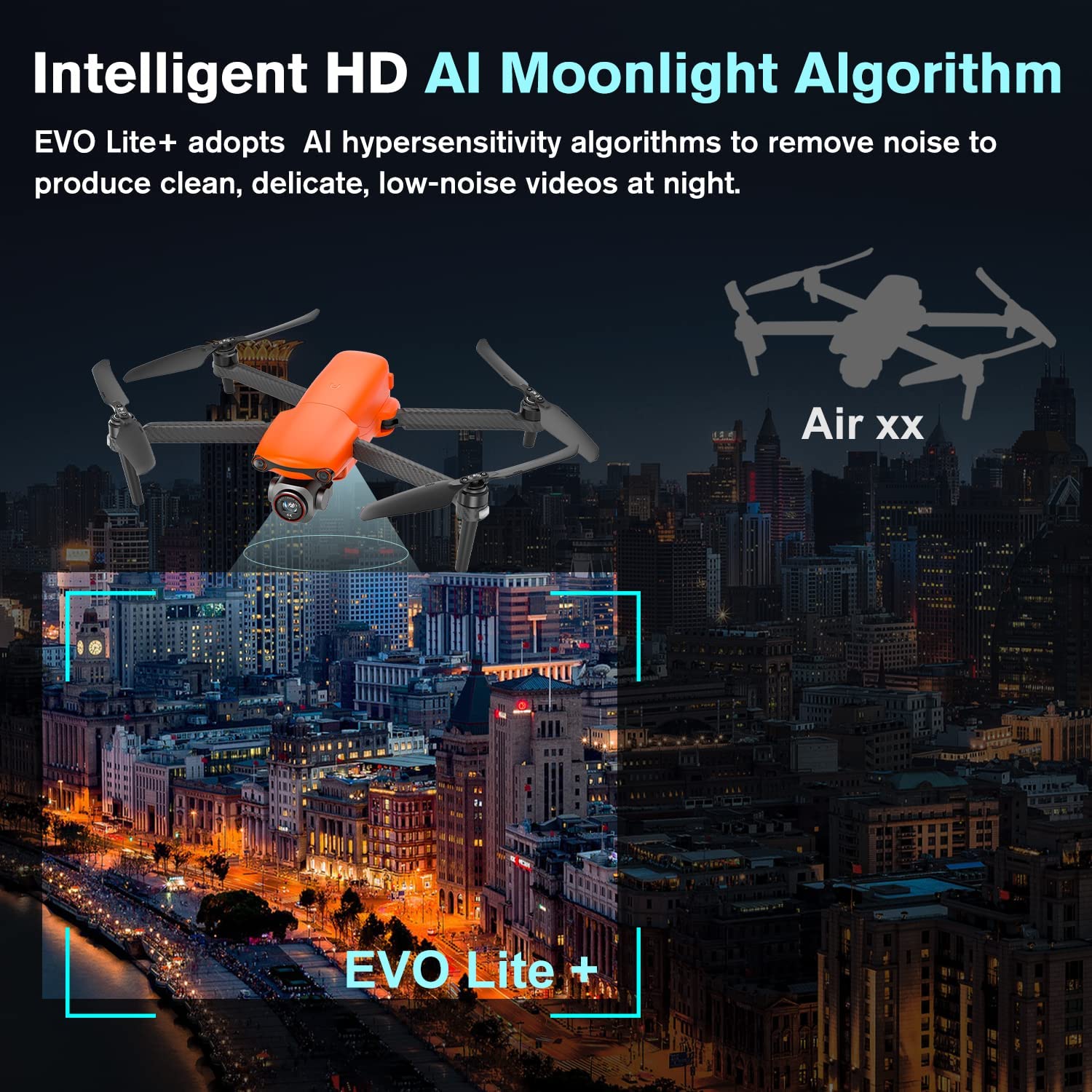 Autel Robotics EVO Lite+ Premium Bundle - 6K Video Drone with 1" CMOS Sensor, Adjustable Aperture F2.8-F11, 3-Axis Gimbal, 3-Way Obstacle Avoidance, 40Min Flight Time, 7.4 Miles Transmission