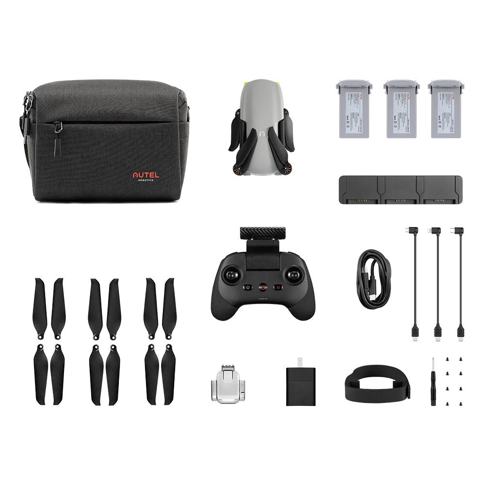 The package list of autel robotics evo nano+ grey drone