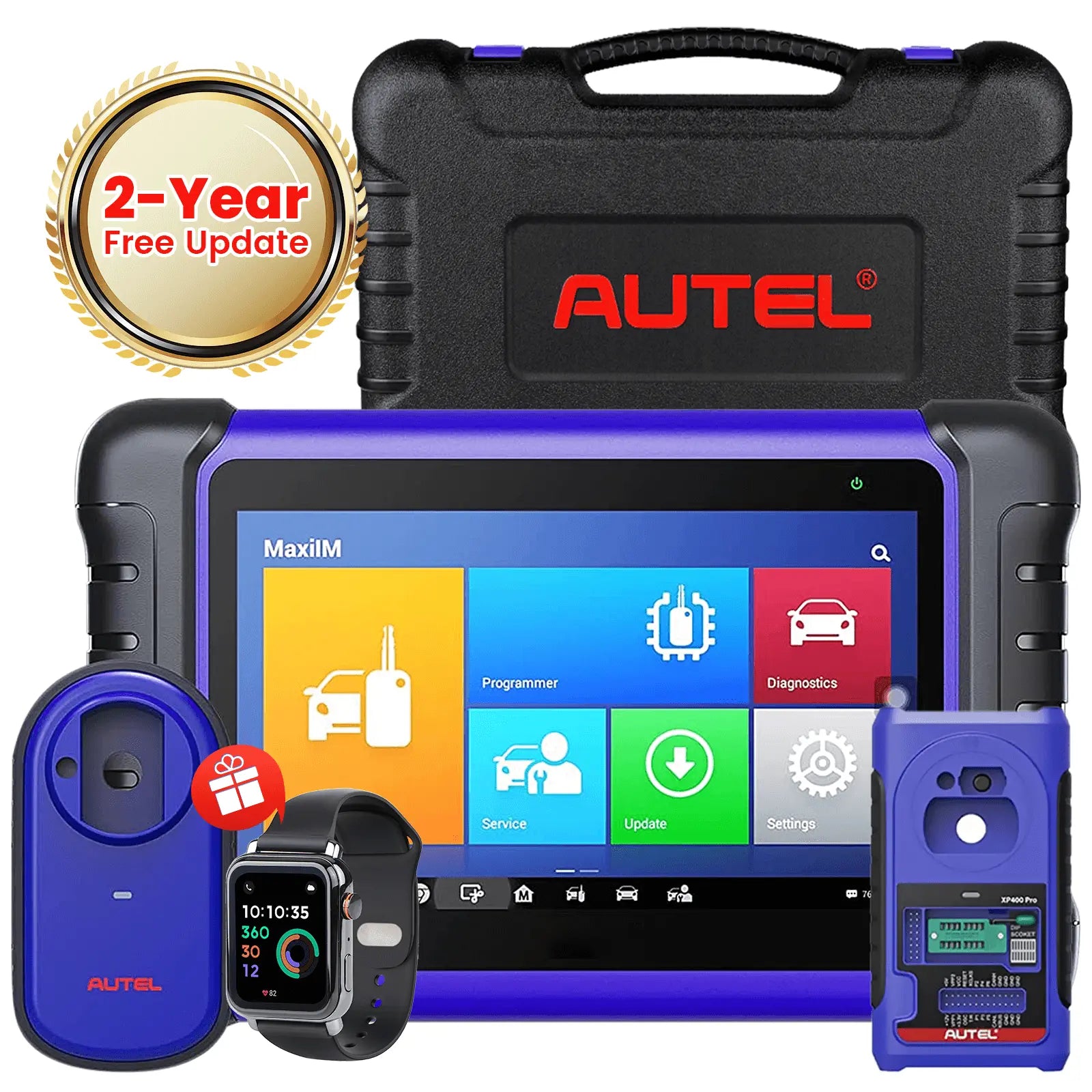 Autel IM508 Professional Key FOB Programming Tool with XP200 Programmer, Car Diagnostic Scan Tool with All System Diagnostics, ABS Bleed/ Oil Reset/ EPB/ DPF/ SAS/ BMS for Workshops/ DIYERS