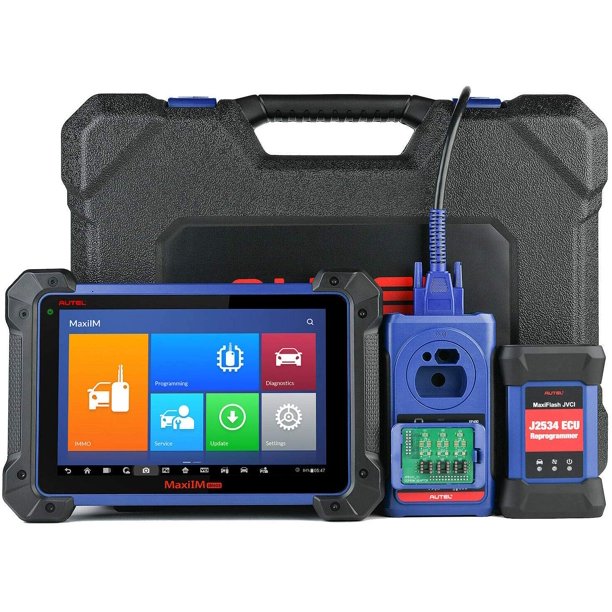 Autel Scanner MaxiCOM IM608 Key Programming Tool with IMMO & XP400 Key Programmer & J2534 VCI ,Bi-Directional Scan Tool, Car Diagnostic Scanner ECU Coding Active Test