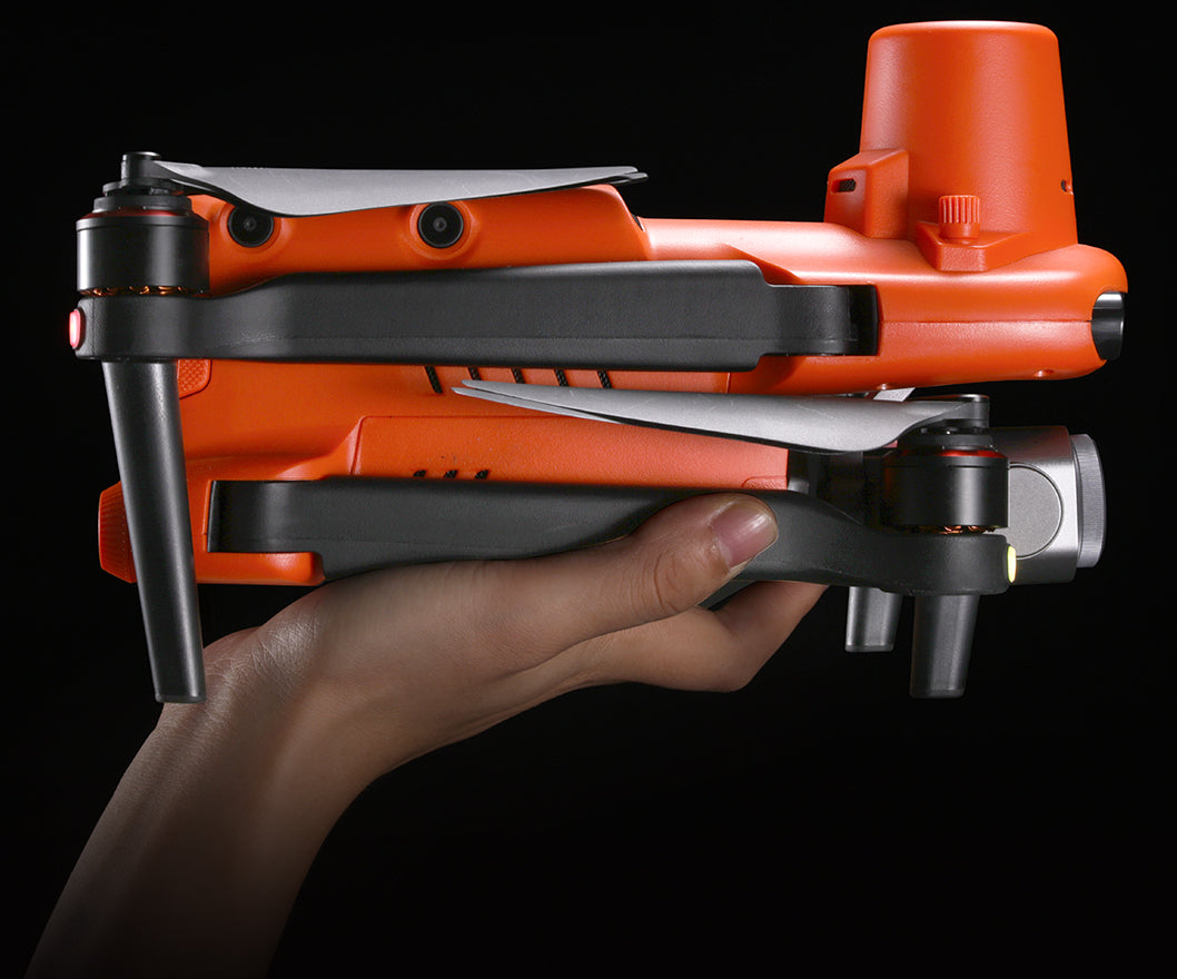 The autel evo 2 dual 640t drone can be folded