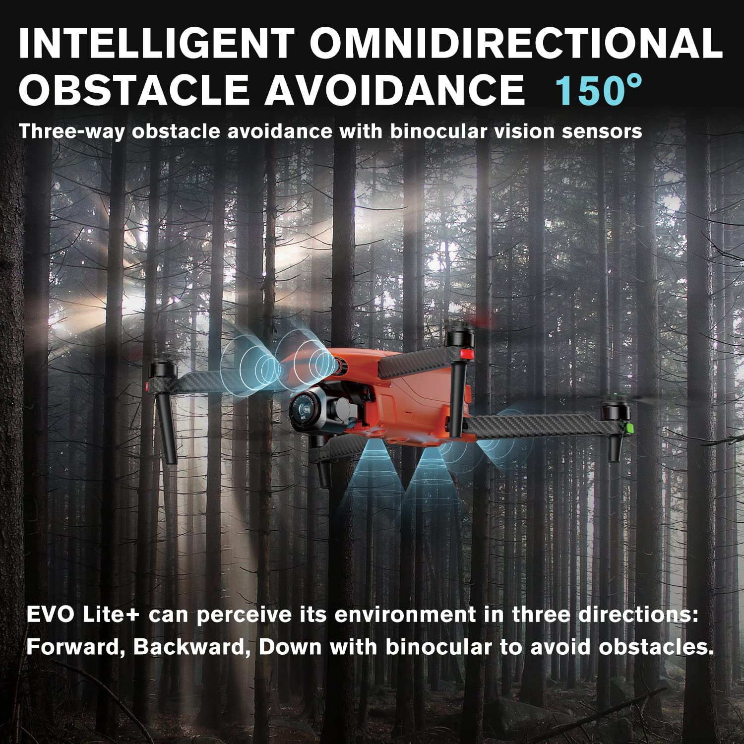 Autel Robotics EVO Lite+ Premium Bundle - 6K Video Drone with 1" CMOS Sensor, Adjustable Aperture F2.8-F11, 3-Axis Gimbal, 3-Way Obstacle Avoidance, 40Min Flight Time, 7.4 Miles Transmission