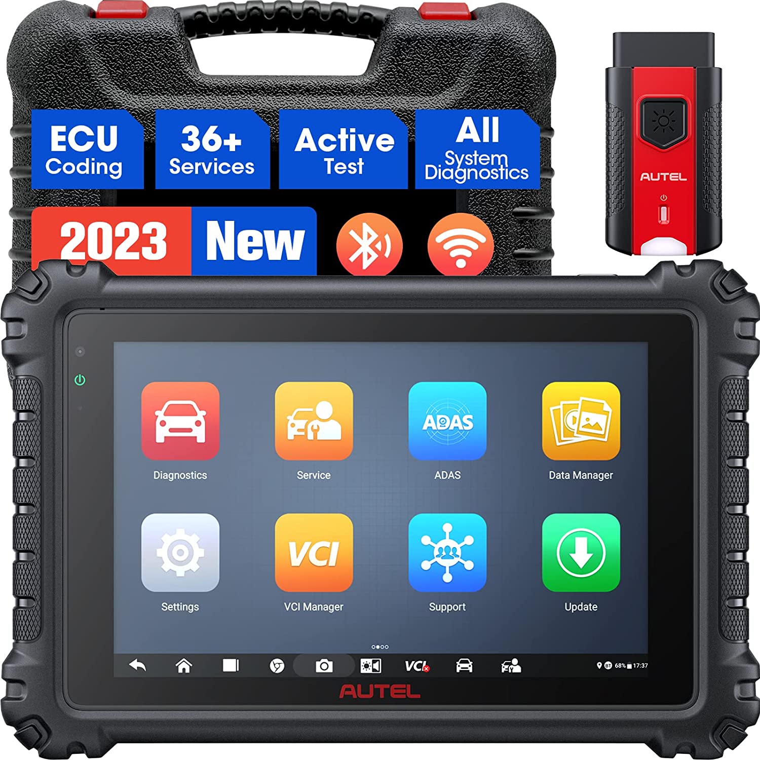 Autel MaxiSys MS906 Pro Car Diagnostic Tool, Updated of MS906BT/ MK906BT/ MS906, ECU Coding, Bidirectional Control & Full Diagnose, 36+ Services