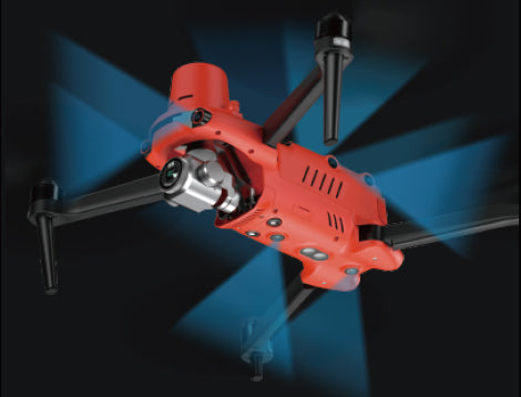 The evo ii dual 640t RTK drone integrates an entirely new RTK module