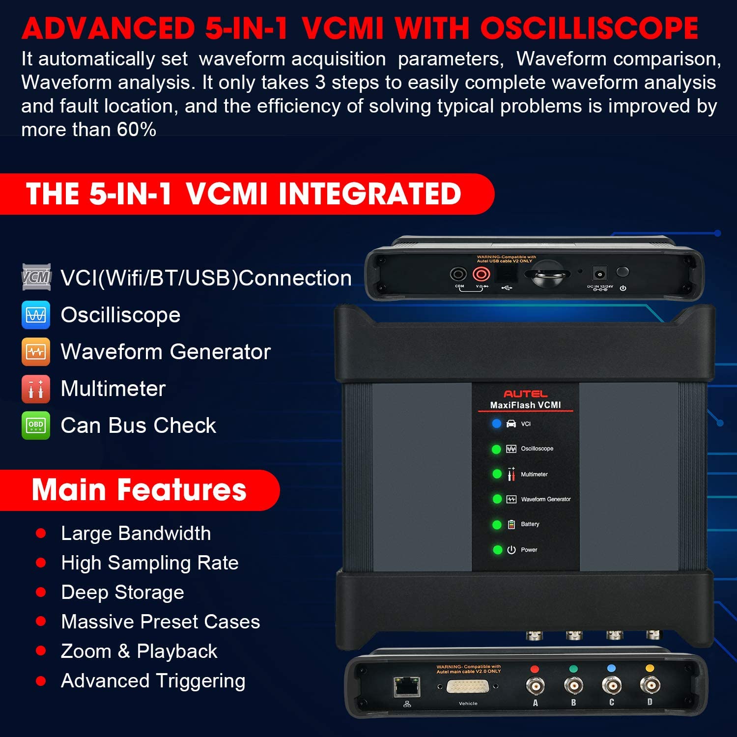 Autel MaxiSys Ultra Scanner 2025 Upgraded of MS919/ MS909/ Elite II, Intelligent Diagnostic Scan & Repair Tool, [$2000 5-in-1 VCMI], ECU Programming & Coding, Topology, Multitask, 40+ Services